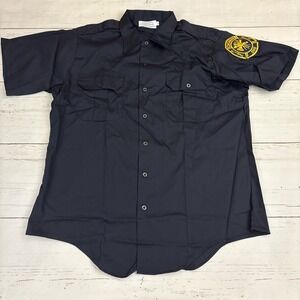 Conqueror Shirt Mens Large  Cincinnati Fire Dept Uniform Union Made Vintage